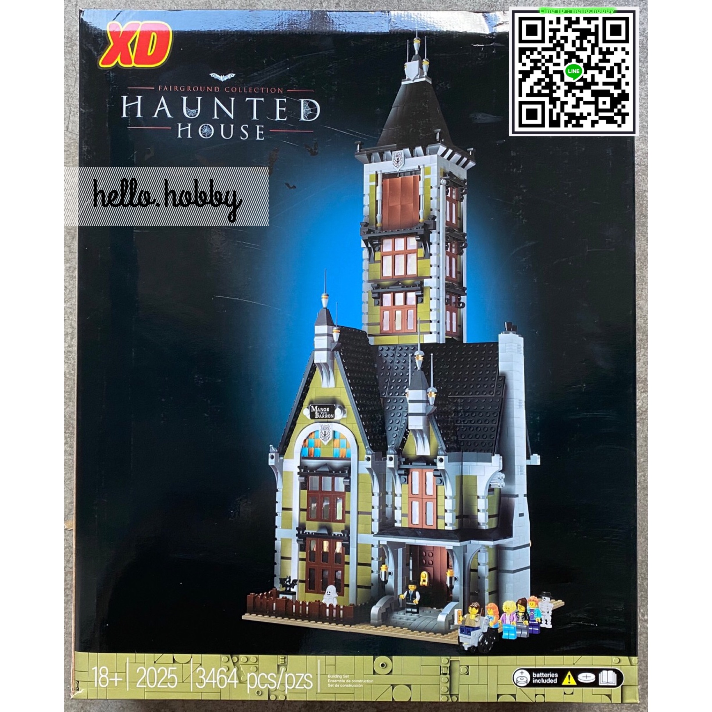 Xd 2025 Haunted house 3464pcs