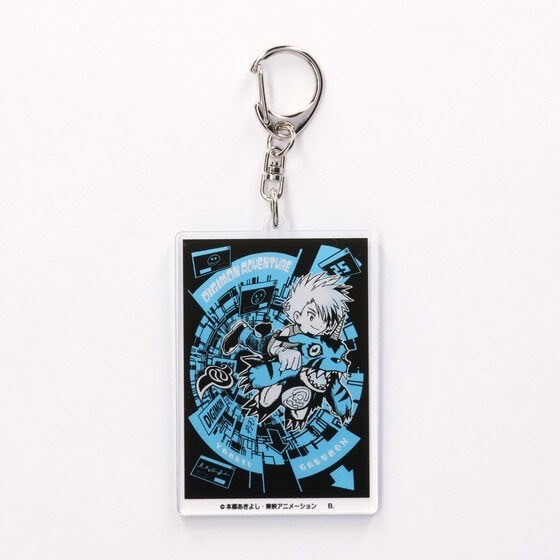 PRE-ORDER : Digimon Adventure 25th Anniversary Acrylic Keychain Designed by Kenji Watanabe