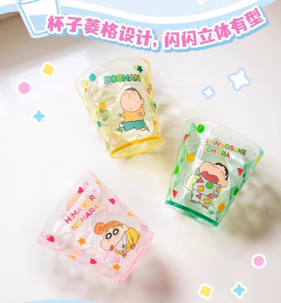 ตุ๊กตาพวงกุญแจ Crayon Shinchan - Wayaya Plush Keychain & Toothbrush & Glass Series by LDCX