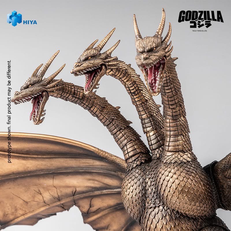 Pre-order : EXQUISITE BASIC Series Godzilla vs. King Ghidorah (1991): King Ghidorah Battle Damaged Ver. Action Figure by Hiya Toys