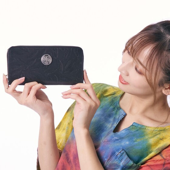 PRE-ORDER : Kamen Rider OOO Genuine Leather Round Wallet Ankh Model