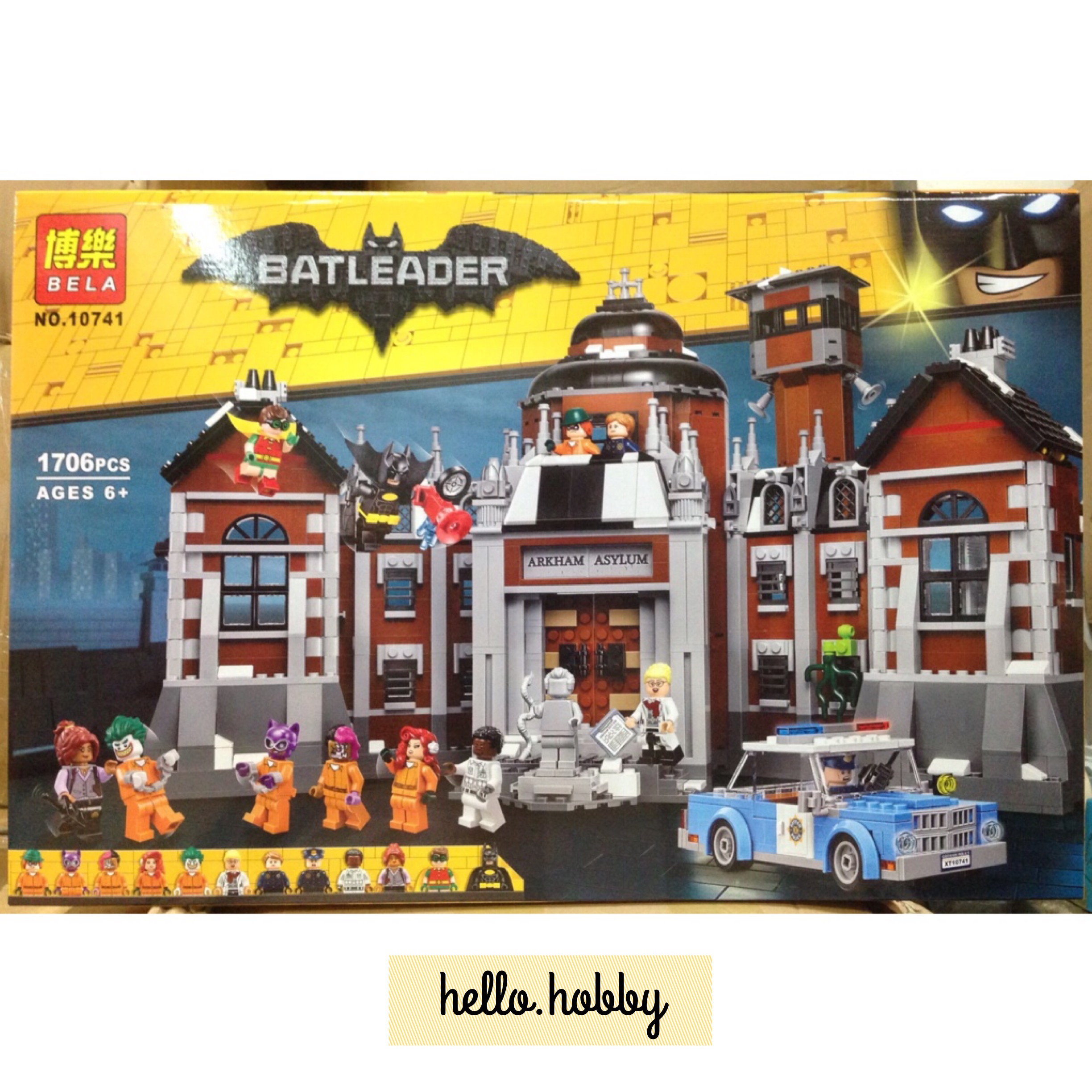 Bela 10741 Batman Arkham Asylum 1706pcs
