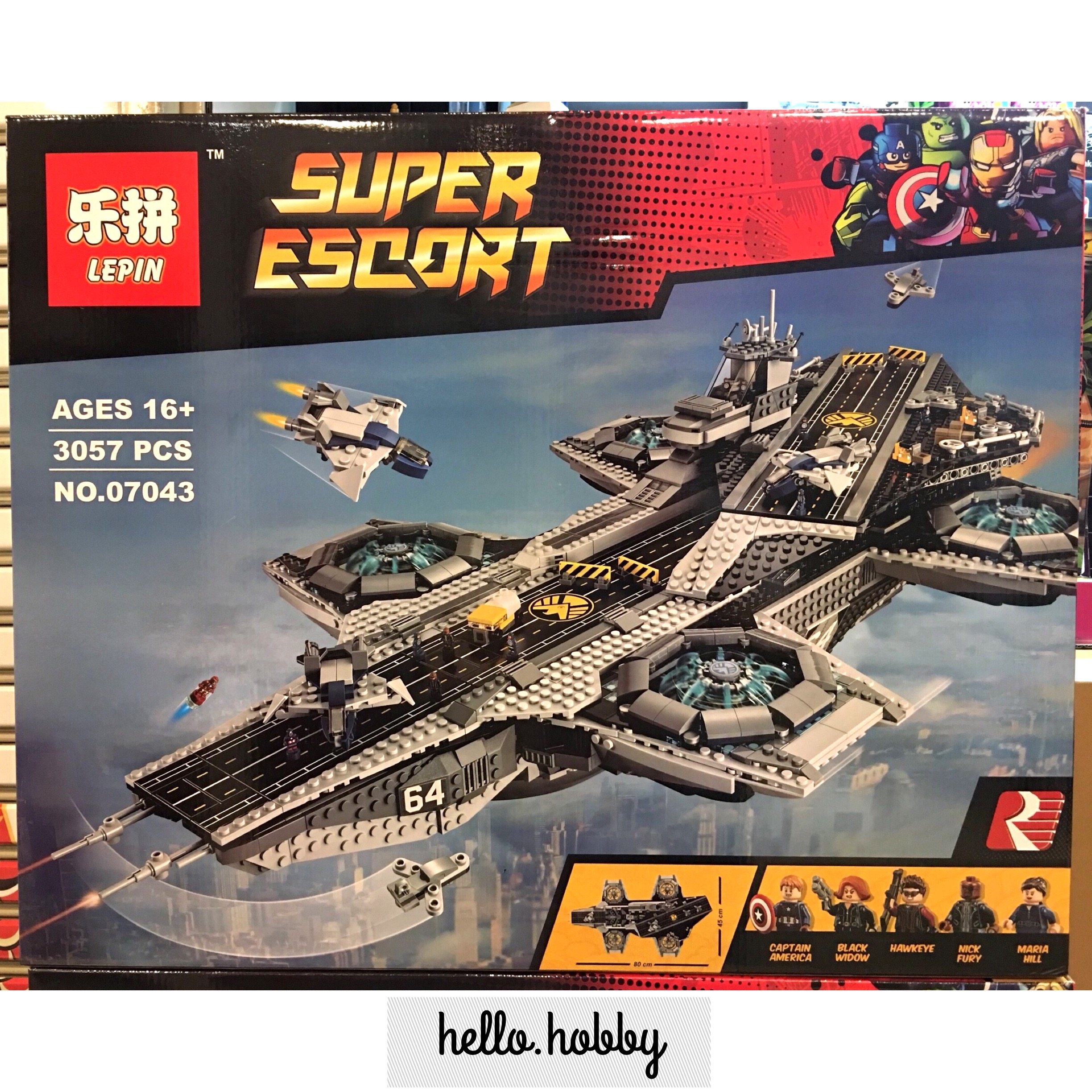 Lepin 07043 The SHIELD Helicarrier 3057pcs