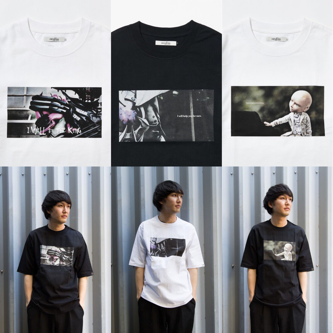 PRE-ORDER : Design T-shirt ―VILLAIN― ｜ HENSHIN by KAMEN RIDER