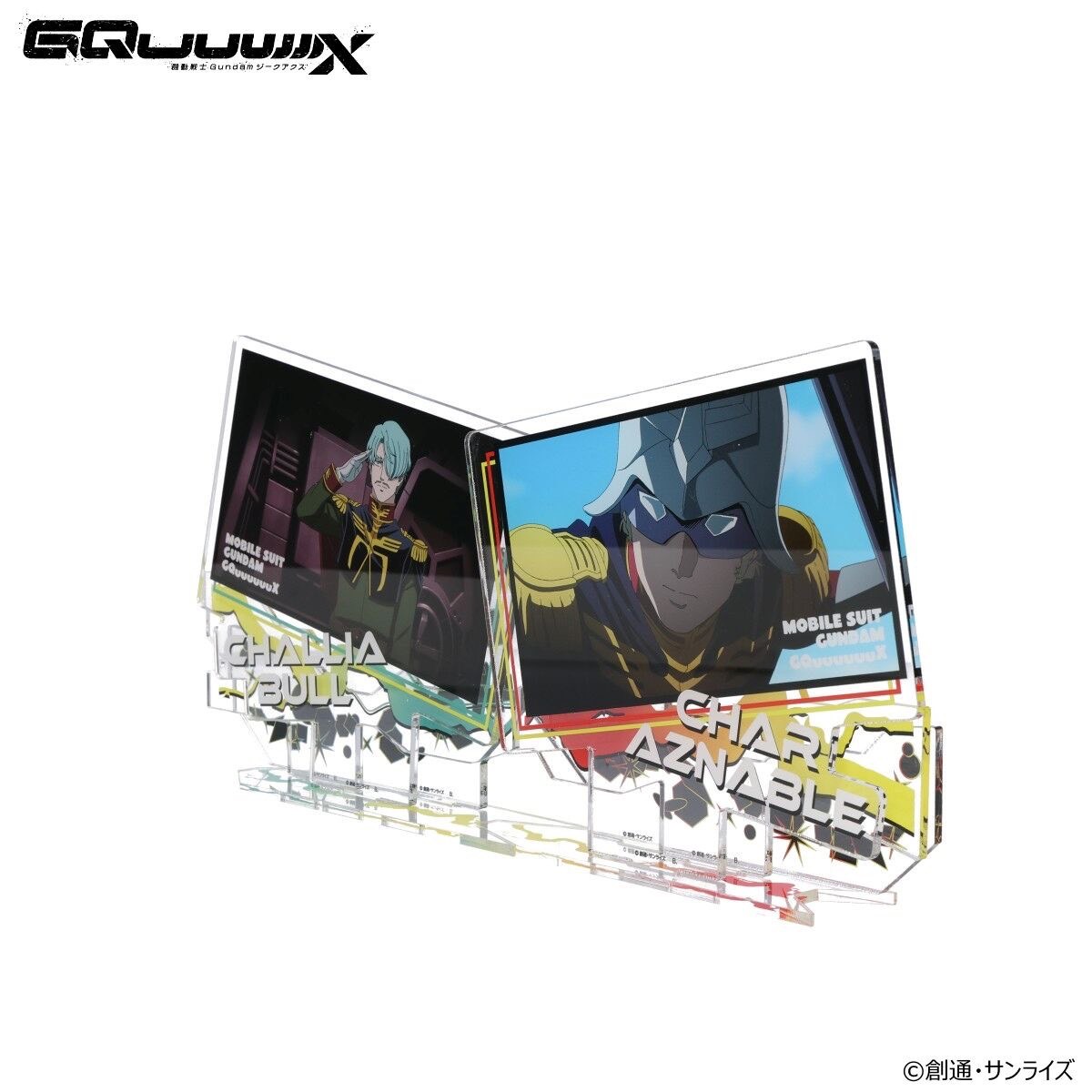 PRE-ORDER : Mobile Suit Gundam GQuuuuuuX Pair Acrylic Stand Challia Bull & Char Aznable