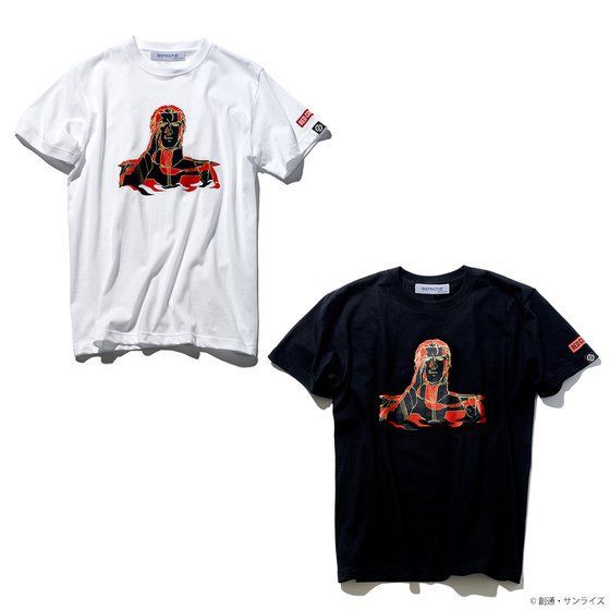 PRE-ORDER : STRICT-G "Mobile Suit Gundam Char's Counterattack" T-shirt Char Aznable Pattern