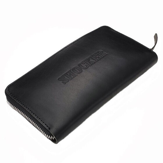 PRE-ORDER : Kamen Rider Shocker Relief Genuine Leather Round Long Wallet