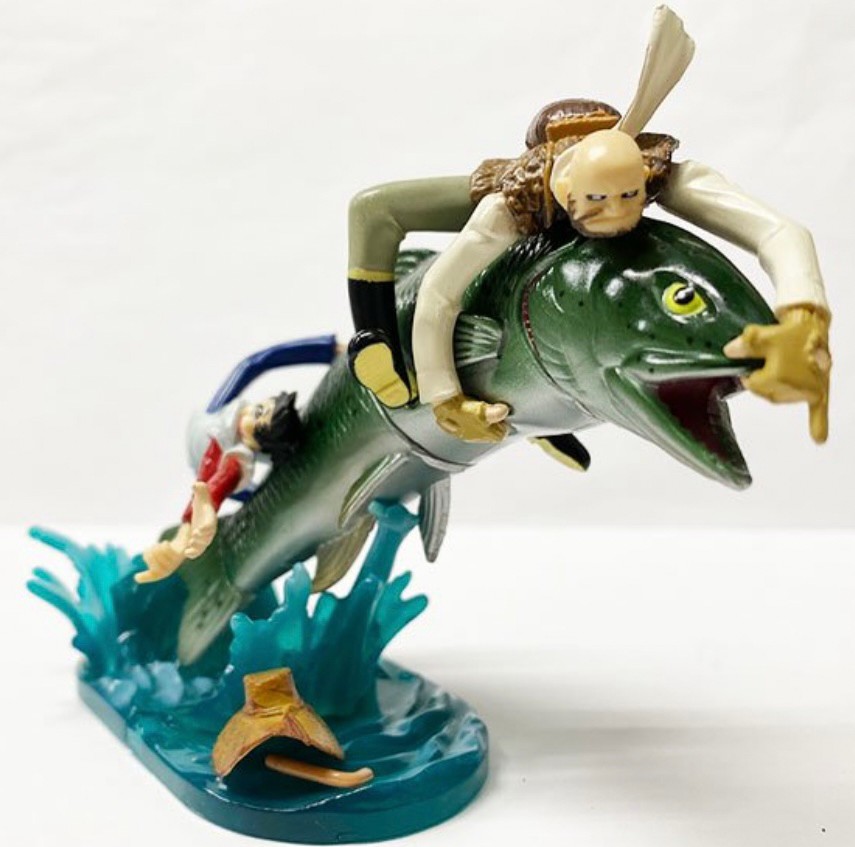 กาชาปอง เจ้าหนูสิงห์นักตก Fishing Boy Fisherman Sanpei Tsurikichi Sanpei Fishing Scene Collection ~Freshwater Fish Edition~ Gashapon by Epoch (Set of 5+1)