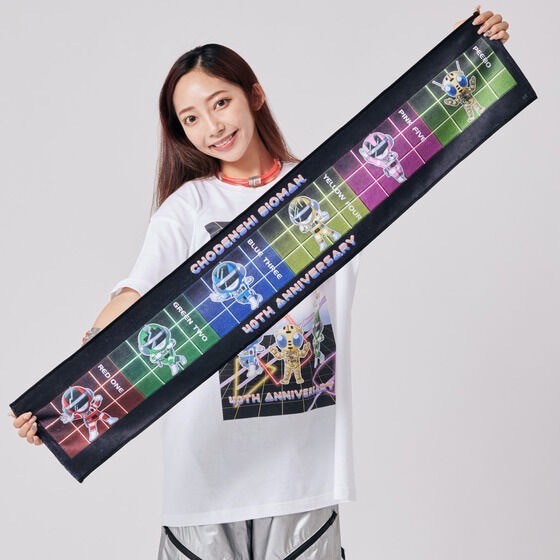 PRE-ORDER : Samurai Sentai Shinkenger Deformed / Choudenshi Bioman x AIKA ELECTRONICS Muffler Towel