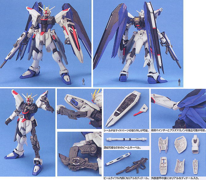 MG 1/100 ZGMF-X10A Freedom Gundam by Bandai