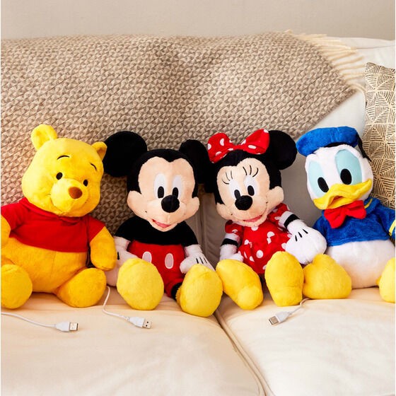 PRE-ORDER : Disney Warm Stuffed Mickey/Minnie/Donald/Pooh (4 types in total)