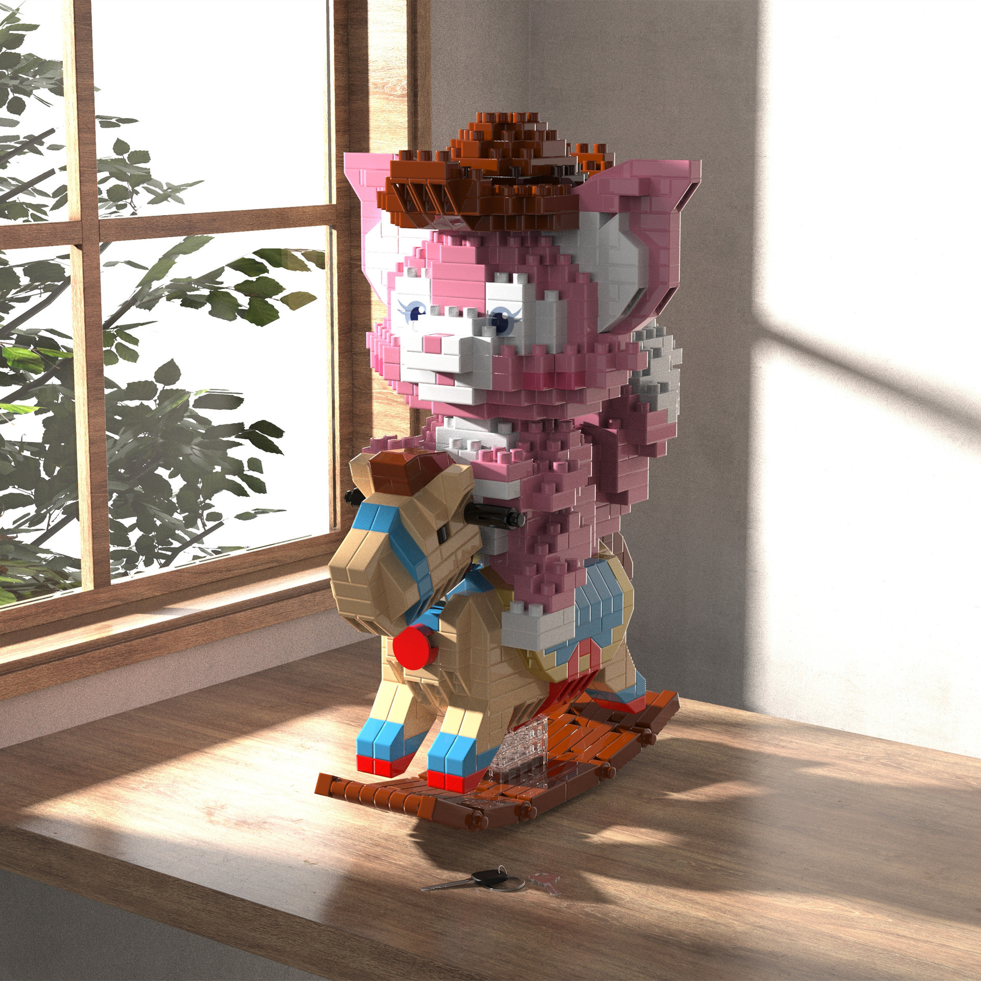 Gejia 6057 - Disney - Duffy and friends - Linabel Rocking Horse