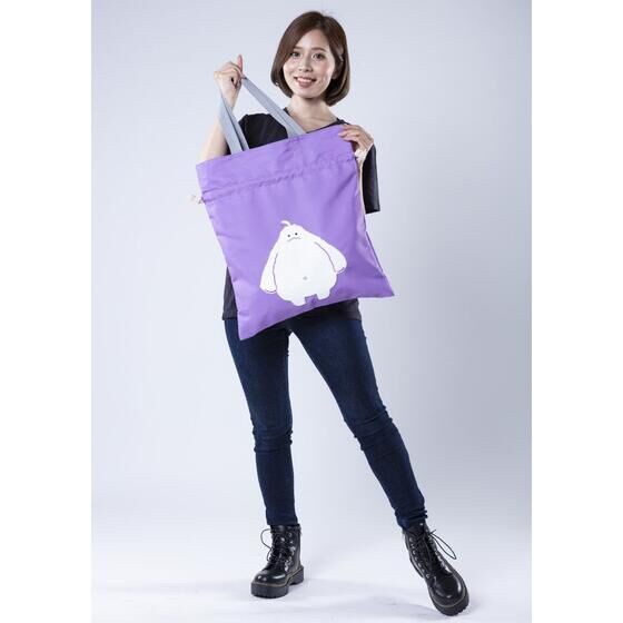 PRE-ORDER : Ohsama Sentai King-Ohger Moffun Sagara Embroidery Drawstring Tote Bag