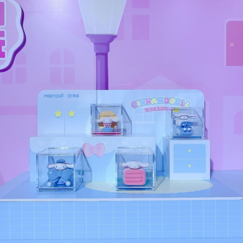 โมเดล ได้ 1ตัว Sanrio - Cinnamoroll Cute Wardrobe Microbox Series by Moetch