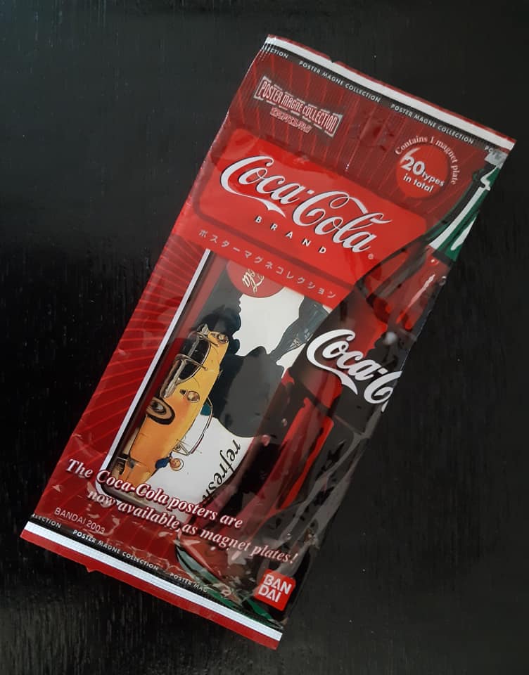 Coca-Cola poster magnet plates