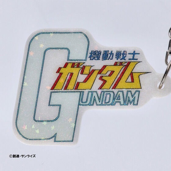 PRE-ORDER : STRICT-G "Mobile Suit Gundam" Title Logo Acrylic Keychain