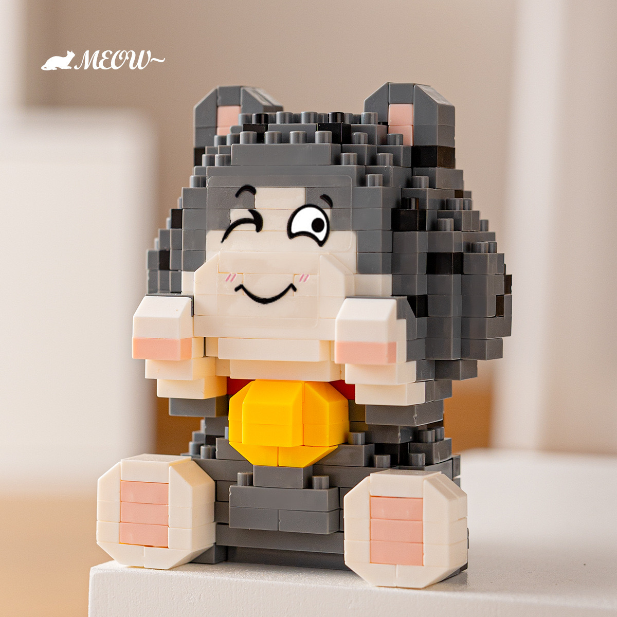 ตัวต่อนาโน Size L - A 612 - A 617 Funny Cat