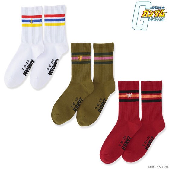 PRE-ORDER : Mobile Suit Gundam Line Socks
