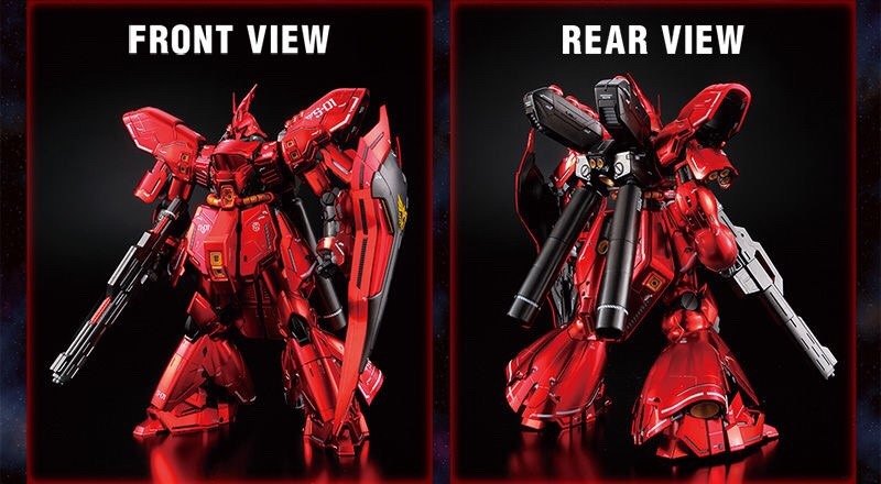 PRE-ORDER : MG 1/100 THE GUNDAM BASE LIMITED MSN-04 SAZABI VER.KA (SPECIAL COATING VER.) PLASTIC MODEL