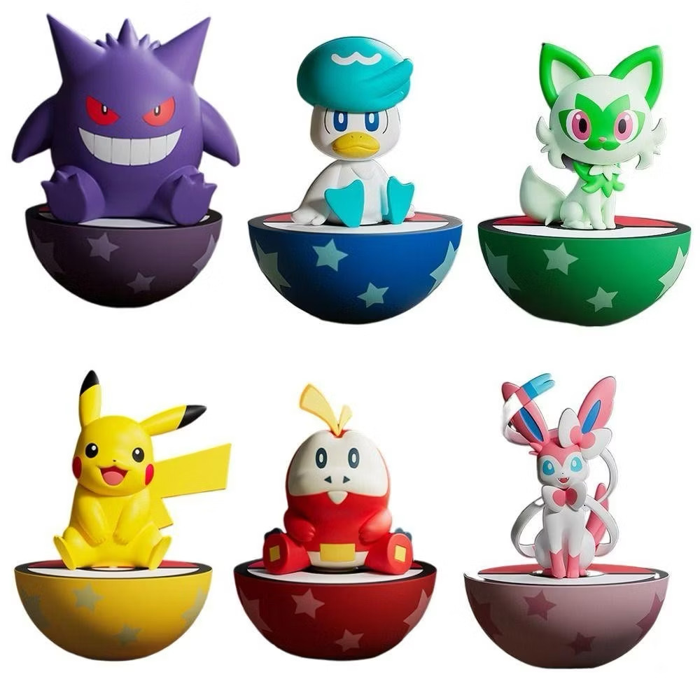 โมเดล ตุ๊กตาล้มลุก Pokemon - Swing Ball - Row Sitting Tumbler Series by Langbowang