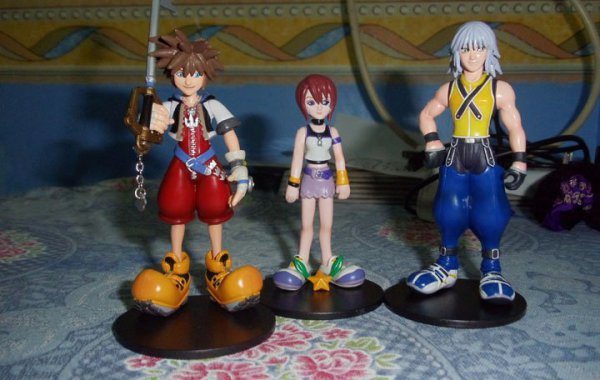 Kingdom Hearts Soft Figure DX 3Pack Set by Tomy