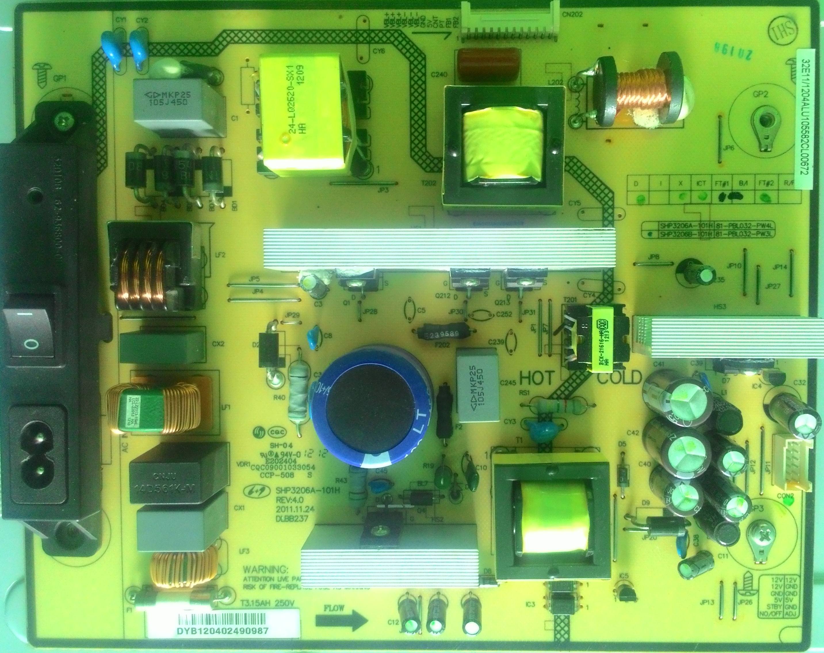 เพาเวอร์ซัพพลาย TCL L32E11,L32E62A3
