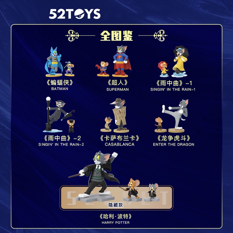 Tom & Jerry x Warner Bros. 100th Anniversary Series by 52Toys