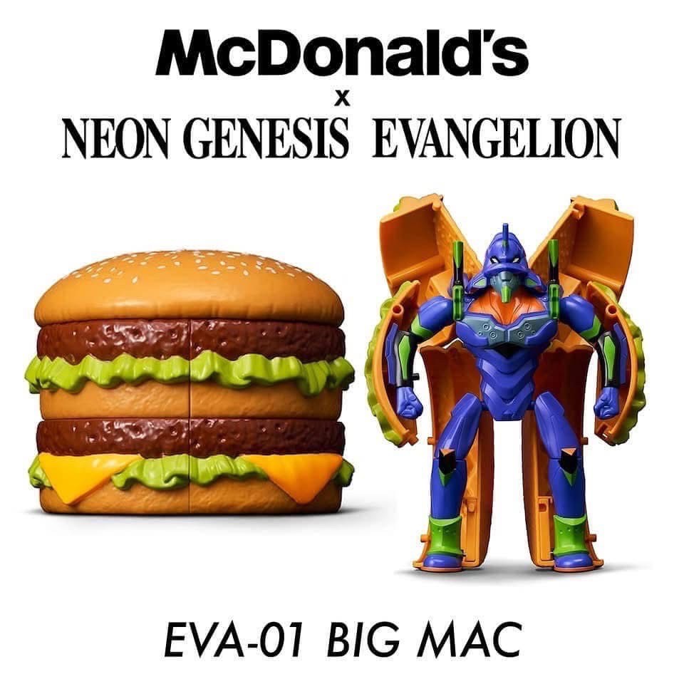 ฟิกเกอร์ *Limited Campaign* McDonald‘s Evangelion Value Set by McDonald’s Japan x Neon Genesis Evangelion (Lot JP)
