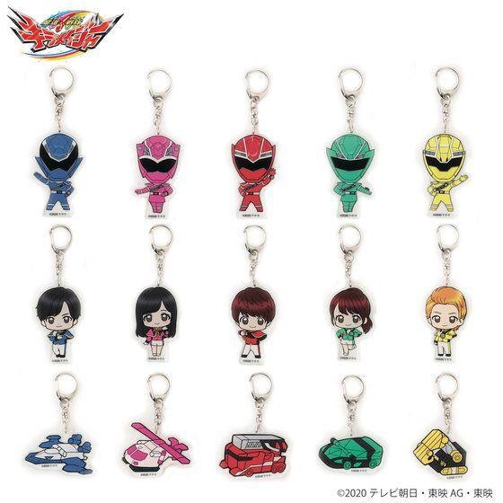 PRE-ORDER : Mashin Sentai Kiramager Deformed Acrylic Charm