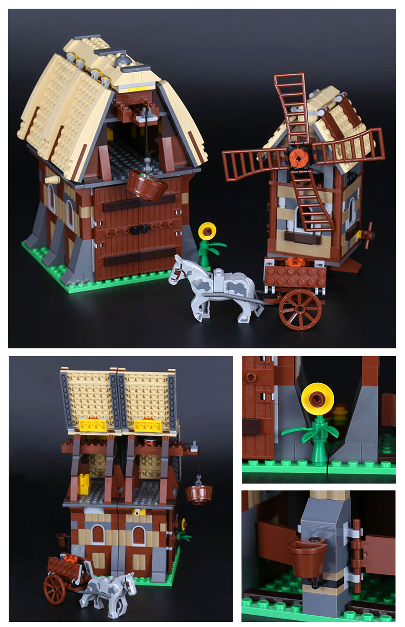 Lepin 16049 Mill Village Raid 742pcs