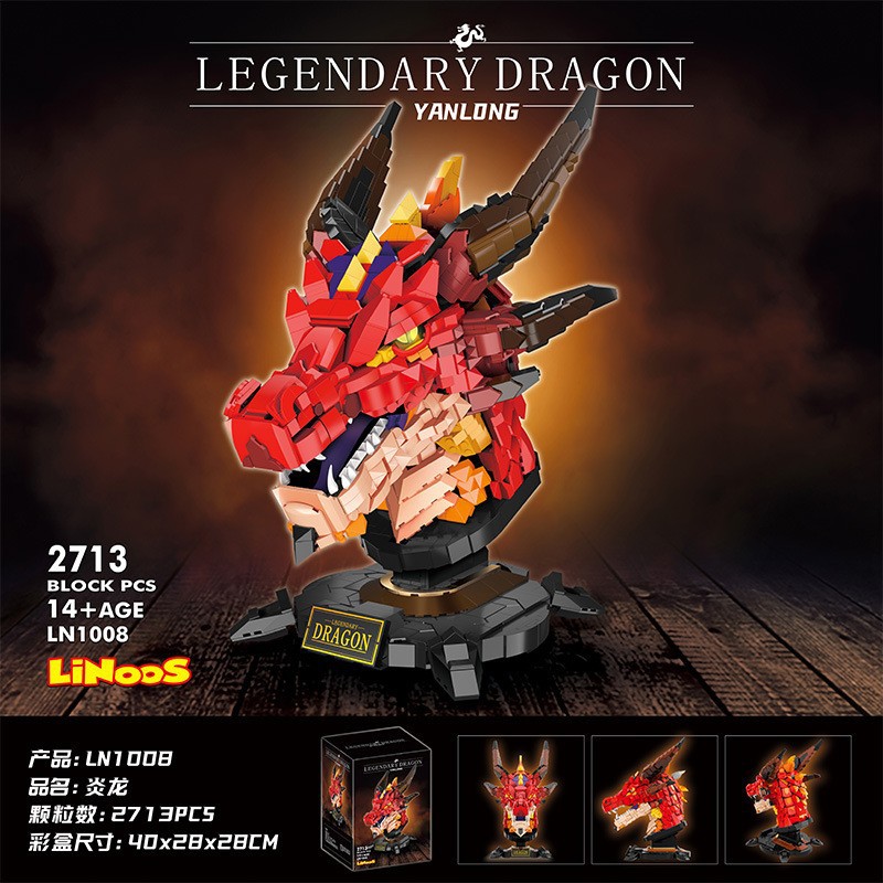 Linoos LN 1008 Legendary Dragon 2713pcs