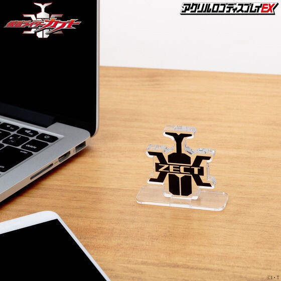 PRE-ORDER : Acrylic Logo Display EX Kamen Rider Kabuto : ZECT (with DX Kabuto Zector Raise Buckle)