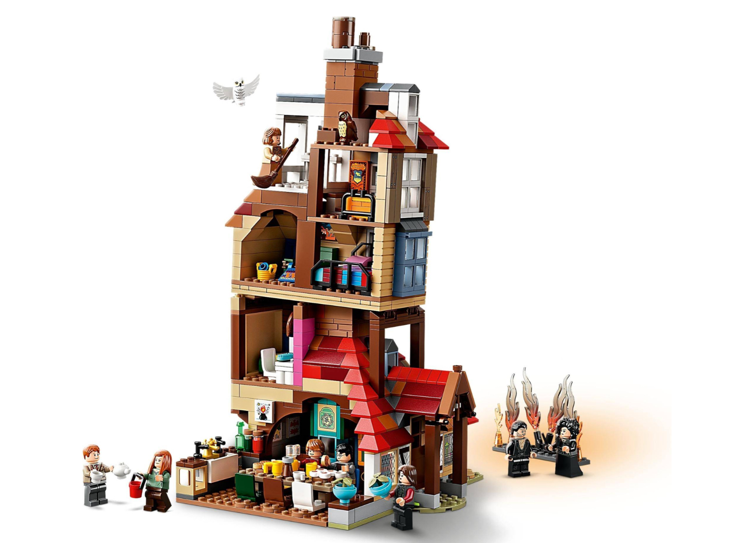70070 Harry Potter Attack on The Burrow 1047pcs