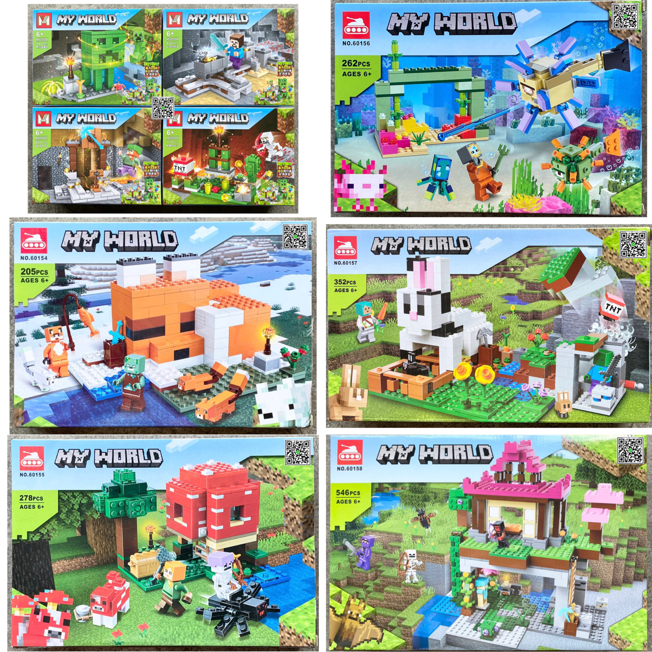 60154-60158 Minecraft