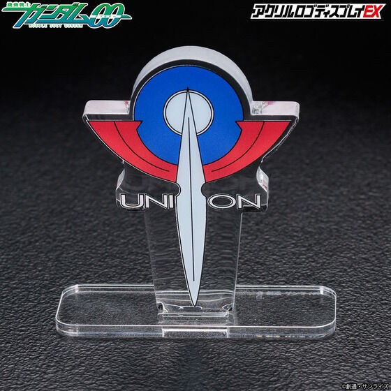 PRE-ORDER : Acrylic Logo Display EX Mobile Suit Gundam 00 UNION Mark