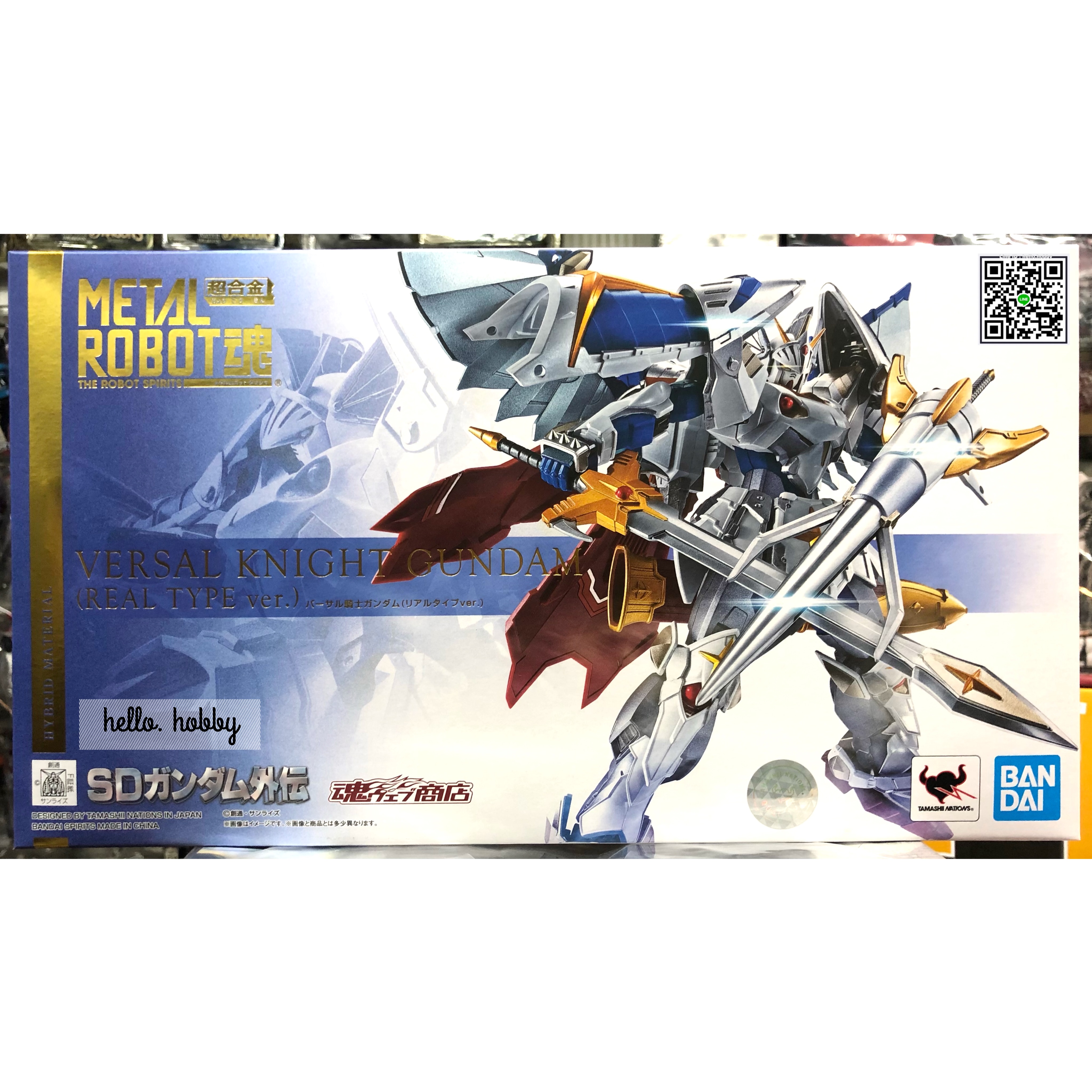 METAL Robot Spirit <SIDE MS> Versal Knight Gundam (Real Type ver.) by Premium Bandai (Lot JP มีกล่องน้ำตาล)