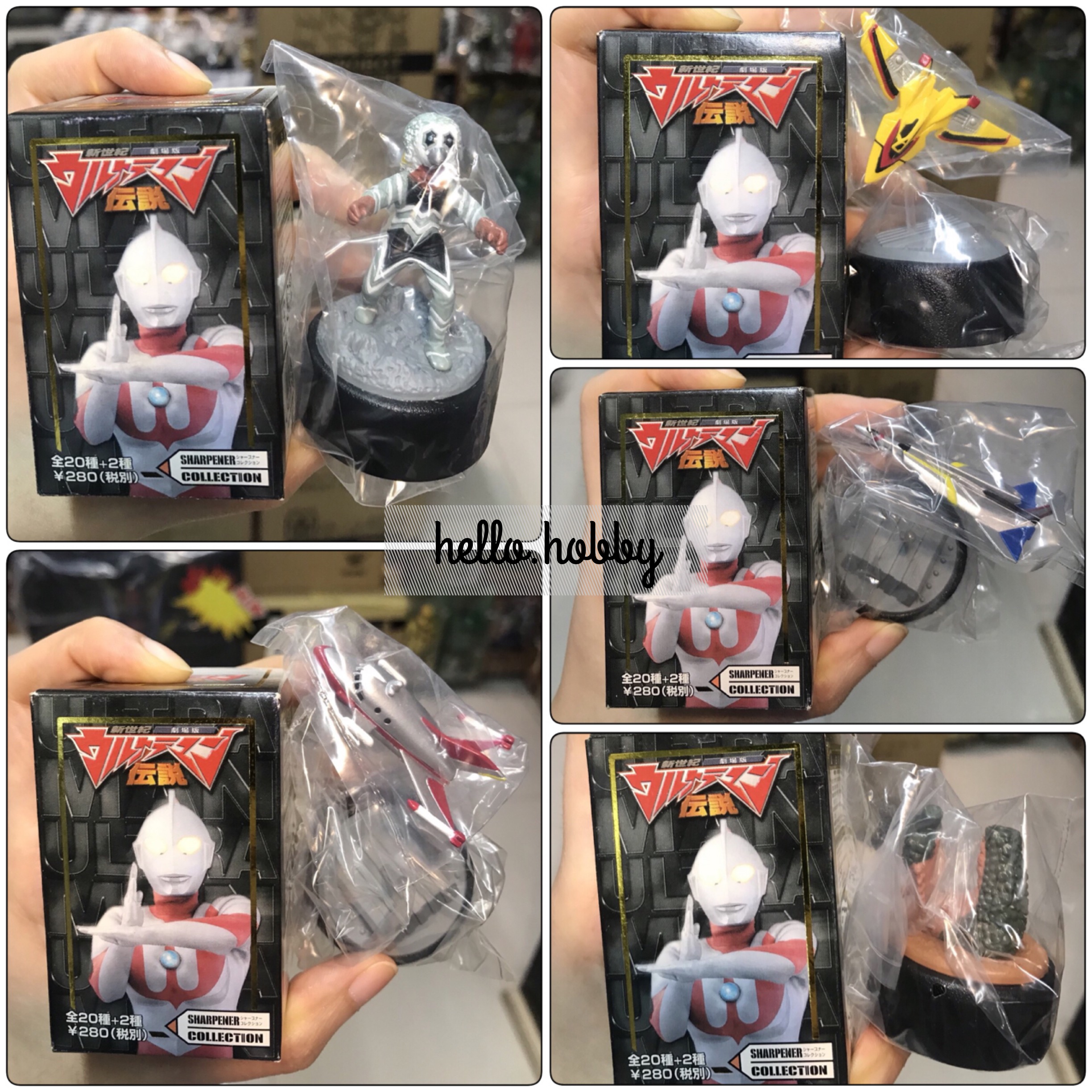 Ultraman Legend Sharpener Collection by Seika (Set of 20)