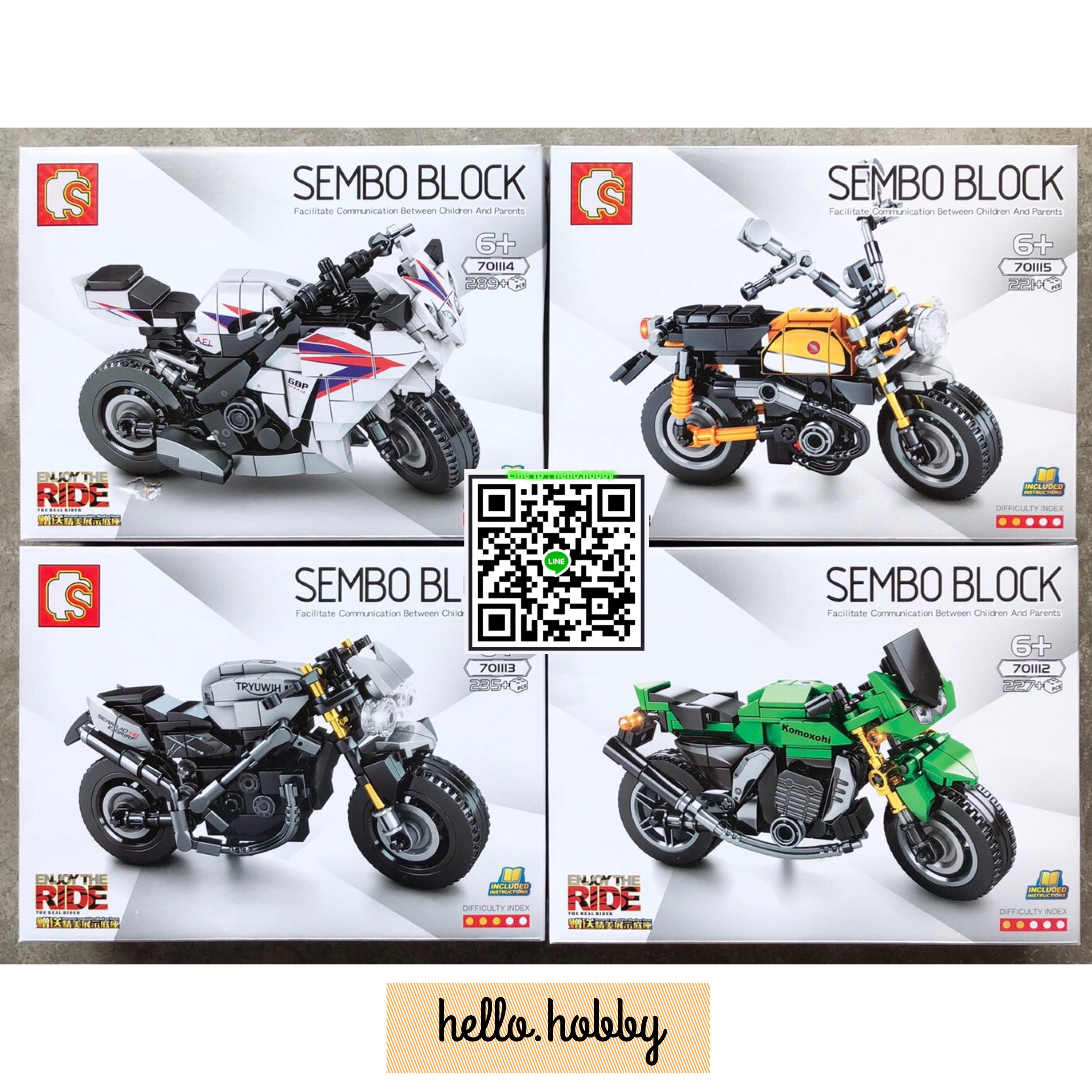 Sembo block 701112 -701115 Motorcycle