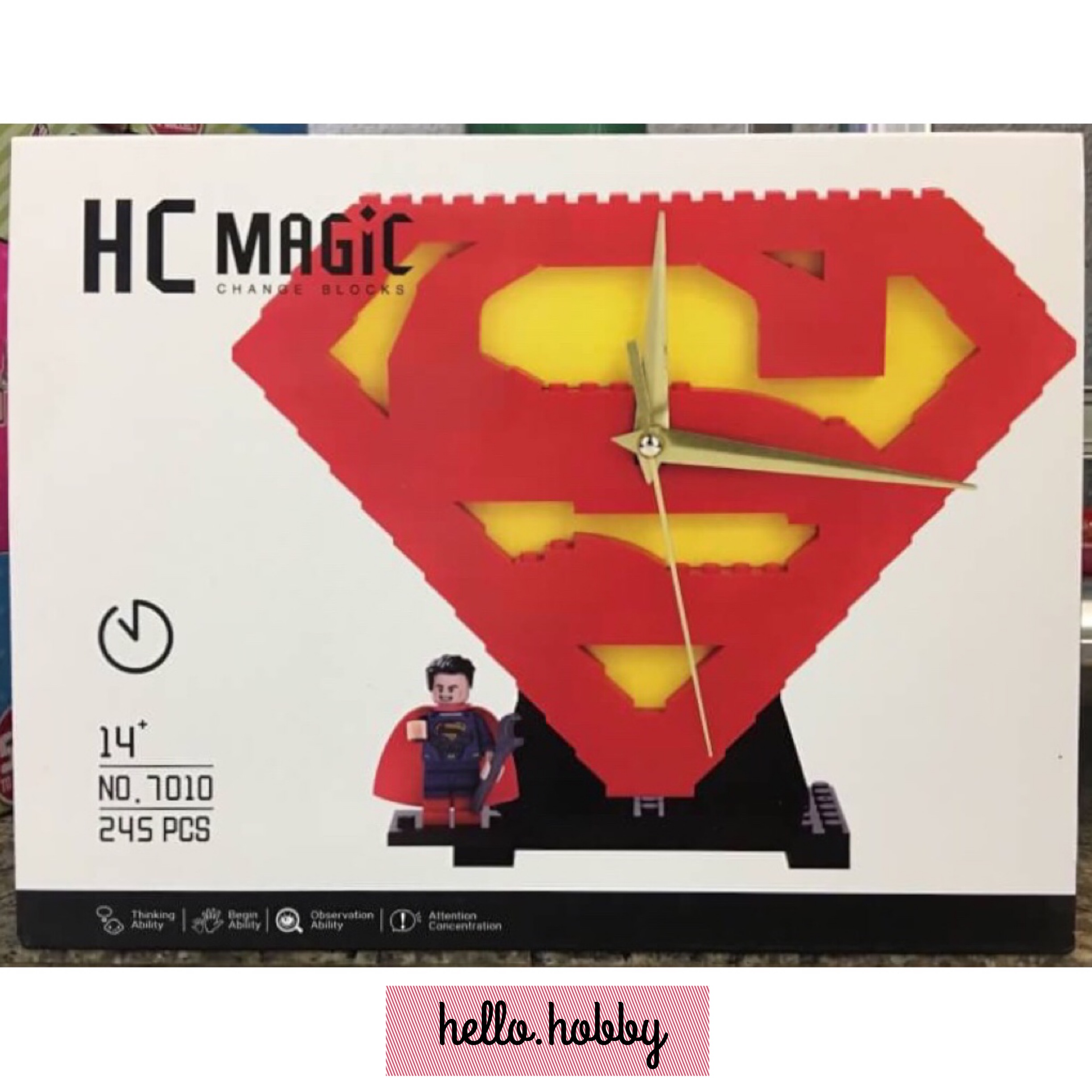 HC Magic 7010 Superman Clock 245pcs
