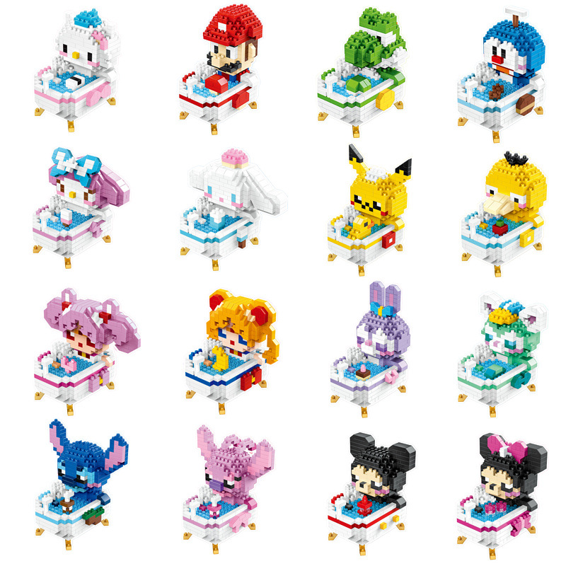 UBP P 1101 - 1120 - Shower Set (Disney Totoro Sanrio Sailor Moon Pokemon Doraemon)