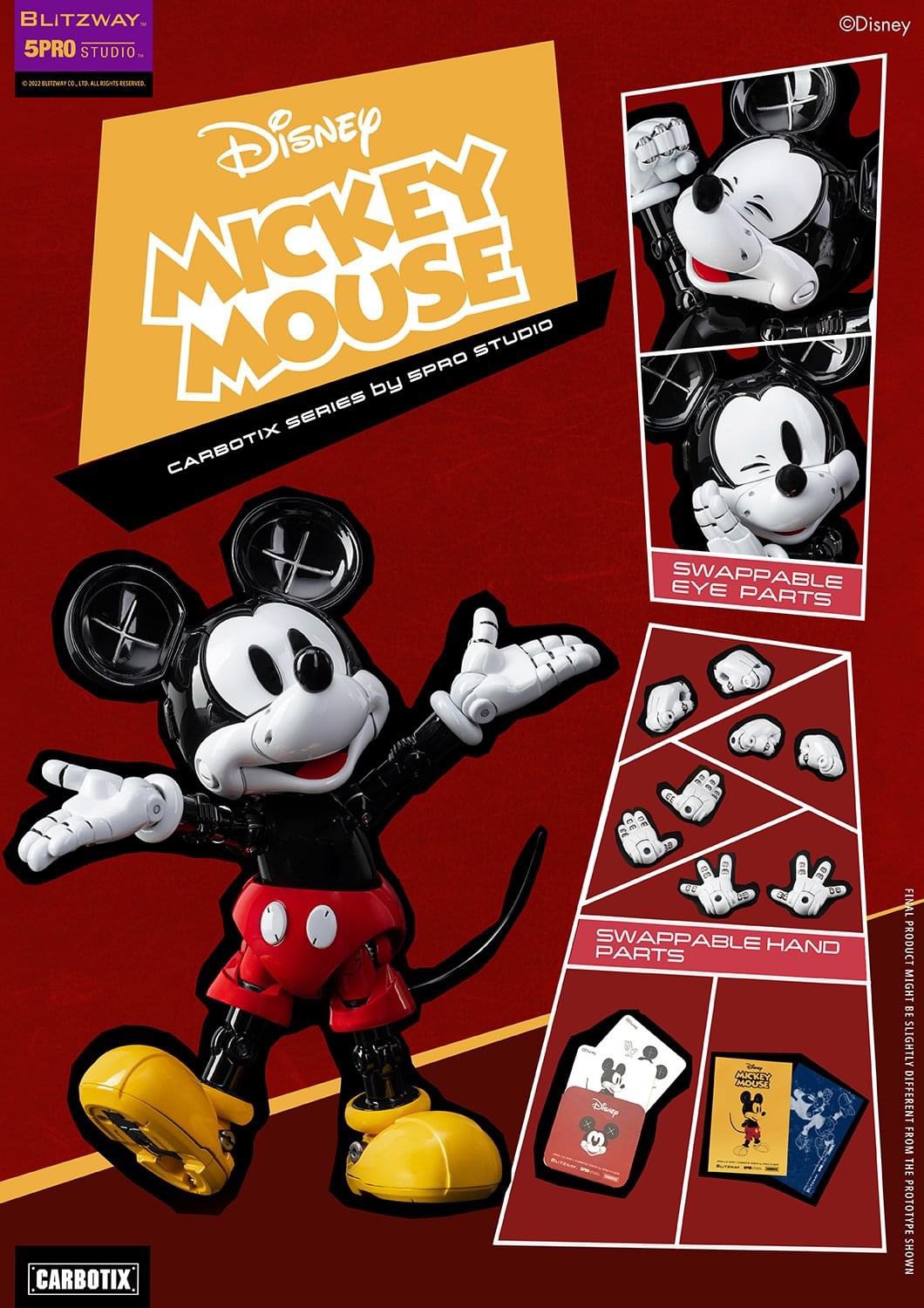 CARBOTIX Disney Characters Series Mickey Mouse / Donald Duck / Stitch by Blitzway x 5Pro Studio