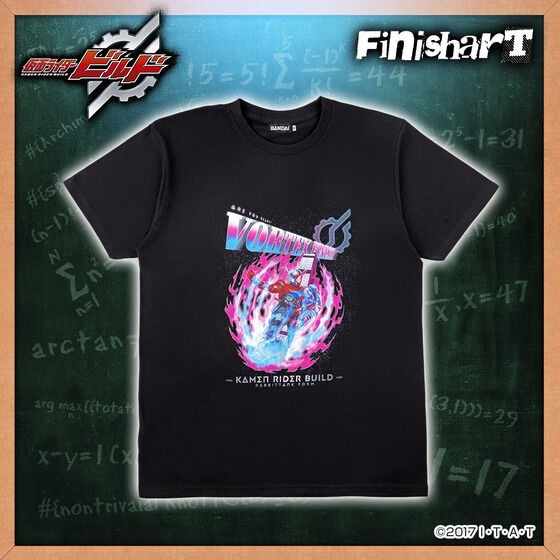 PRE-ORDER : FinisharT Kamen Rider Build Series T-shirt All 3 Types
