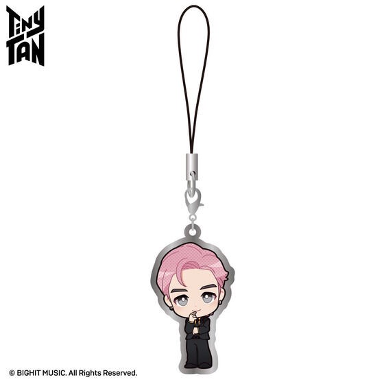 PRE-ORDER : TinyTAN Metal Charm Strap Butter