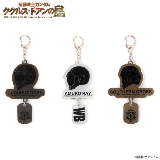 PRE-ORDER : Mobile Suit Gundam Cucuruz Doan's Island Helmet Design Acrylic Charm