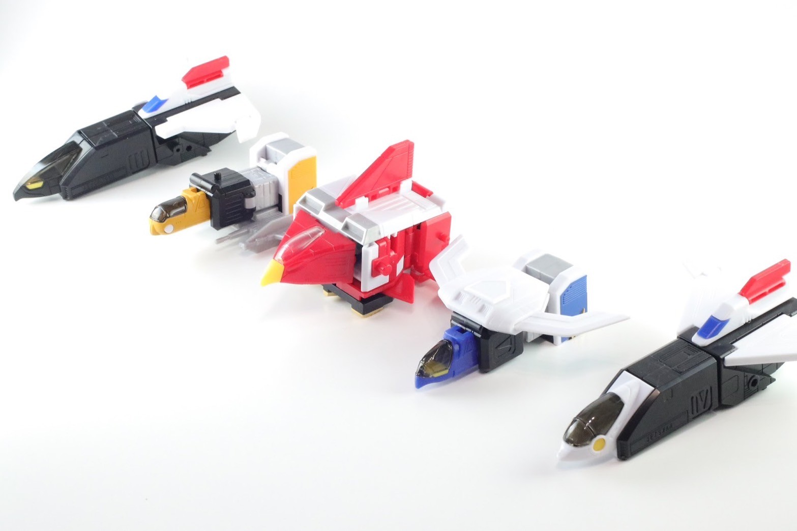 Choujin Sentai Jetman Super Mini Pla Jet Icarus by Bandai (Set of 5)