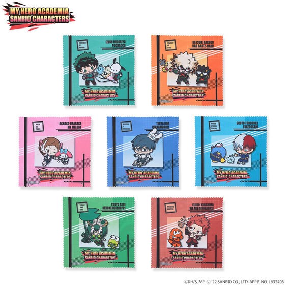 PRE-ORDER : My Hero Academia x Sanrio Characters Multi Cloth (15 random types)