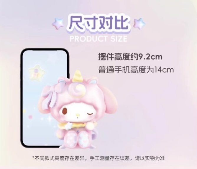 โมเดล ได้ 1 ตัว | Sanrio Characters Fantasy Paradise Series by Miniso