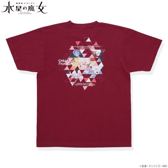 PRE-ORDER : Mobile Suit Gundam The Witch from Mercury Chuatury Design / Nika Design Short Sleeve T-shirt