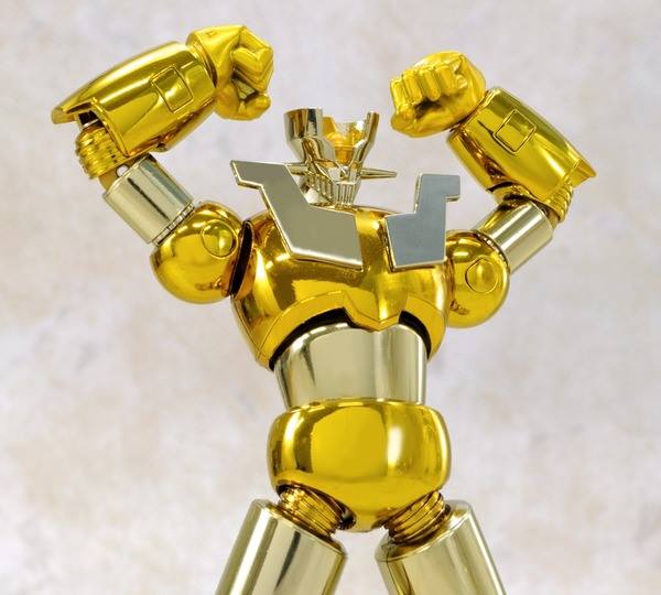 Super Robot Chogokin Shin Mazinger Z Gold Ver. Tamashii Nations 10th Anniversary World Tour Exclusive by Bandai