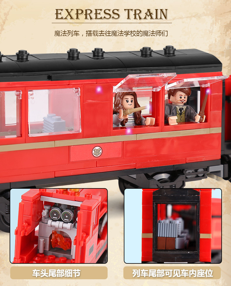 King 83033 Harry Potter - Hogwarts Express 898pcs